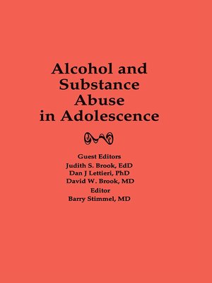 cover image of Alcohol and Substance Abuse in Adolescence